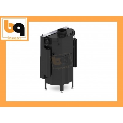 10,5-14,5 KW GILOTYNA, POZIOMY WKŁAD KOMINKOWY Z PŁASZCZEM WODNYM ALAQ 59 X 43.G