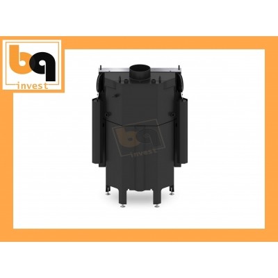 10,5-14,5 KW GILOTYNA, POZIOMY WKŁAD KOMINKOWY Z PŁASZCZEM WODNYM ALAQ 59 X 43.G