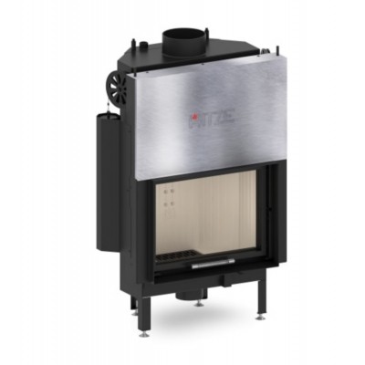 10,5-14,5 KW GILOTYNA, POZIOMY WKŁAD KOMINKOWY Z PŁASZCZEM WODNYM ALAQ 59 X 43.G