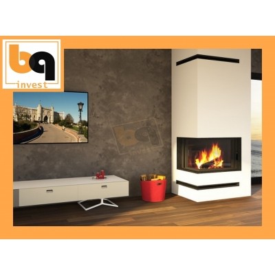 Wkład kominkowy z płaszczem wodnym AQUA Mini 10kW LEWY